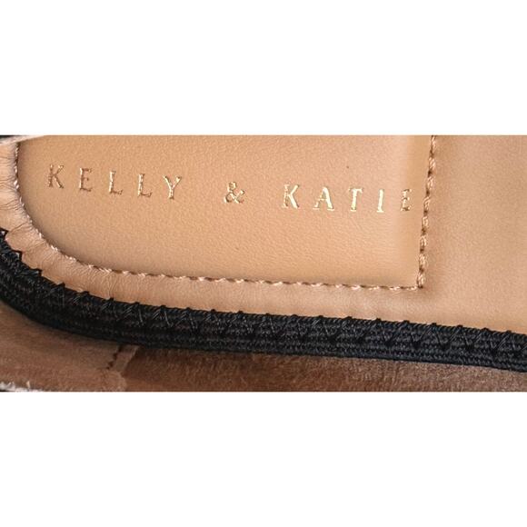 NWT Kelly & Katie Black Leather Peyton Loafers Women's 6.5M - Picture 3 of 9